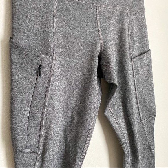 ATHLETA salutation stash pocket tight legging grey - Picture 5 of 8